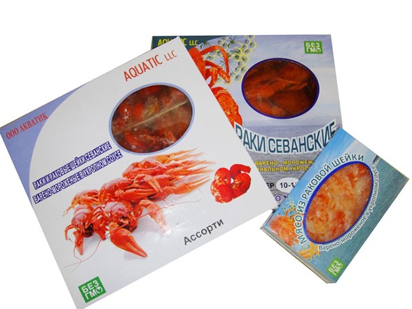 Раки в ассортименте в Оренбурге