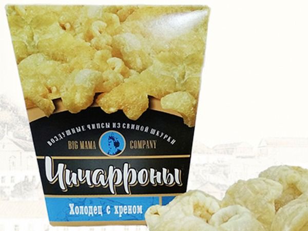 Чичарроны со вкусом холодца и хрена в Оренбурге