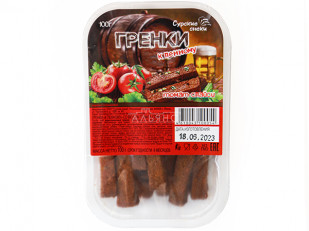 Сыр к пиву: Сурские гренки Томат спайси (100 гр)