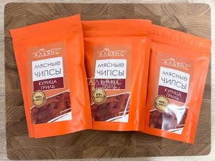 Бастони Снеки сыровяленые Кабаноси: Мясо (АЛЬЯНС) вяленое курица 