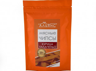 Орехи: Мясо (АЛЬЯНС) вяленое курица с халапеньо (50 гр)