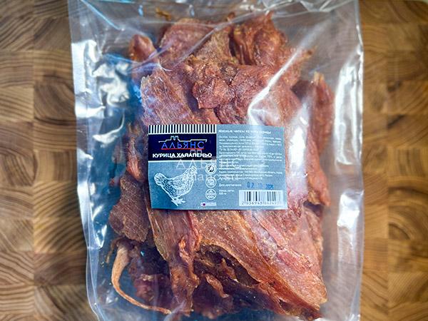 Мясо (АЛЬЯНС) вяленое курица 500гр "С халапеньо" в Оренбурге