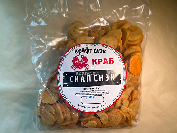 Снапсы ПШЕНИЧНЫЕ "Краб" в Оренбурге