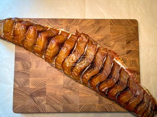 Шашлычок из щуки холодного копчения: Юкола Толстолобика х/к
