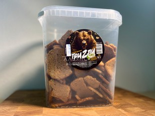 Сурские (ПШЕНИЧНЫЕ) Тайский перчик (100 гр): Ведро Ржаные гренки со вкусом Сметана зелень (1 кг)