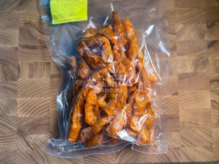 Минтай рваный: Жареный сыр СПАГЕТТИ 