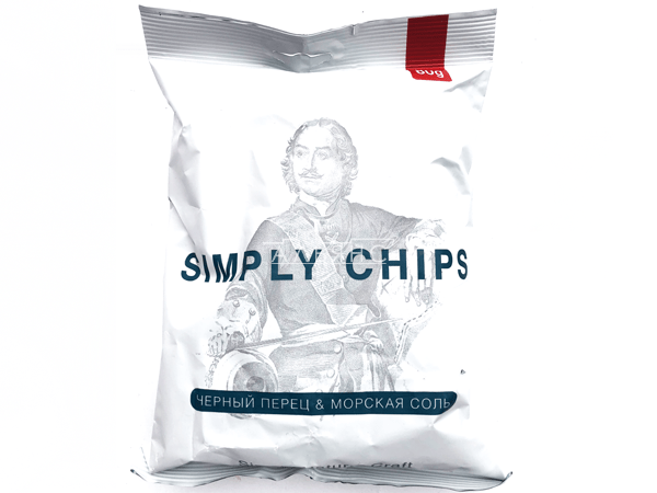 Картофельные чипсы "Simple chips" Морская соль и черный перец 80 гр. в Оренбурге